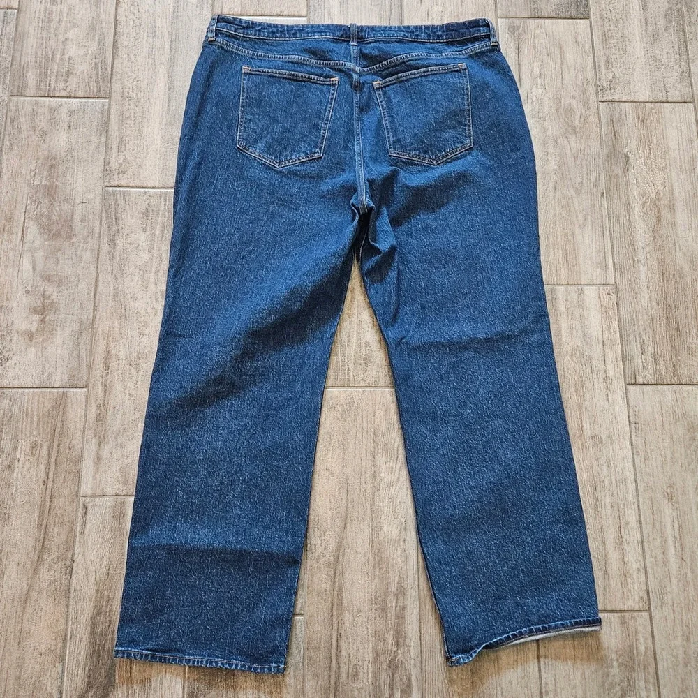 Abercrombie & Fitch 90s Relaxed Jean Women Size 36 Long Curve Love High Rise - Picture 7 of 11